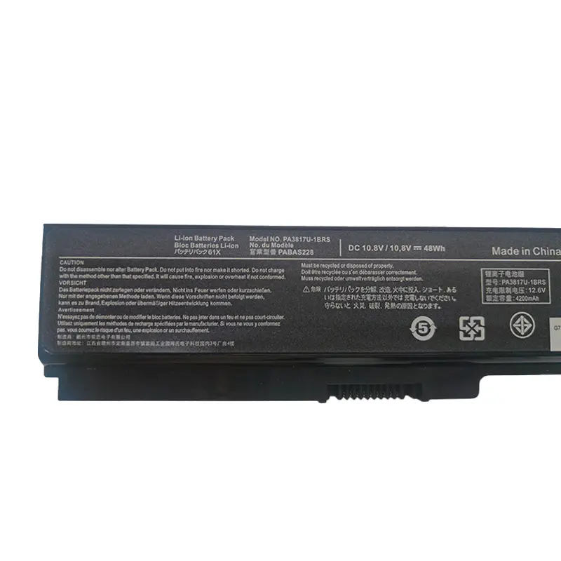 PA3817U-1BRS 10.8V 4200mAh Laptop Battery For Toshiba Satellite C600 C650 C660D PA3817U-1BRS PA3818U-1BRS L655 L750 L750D L745