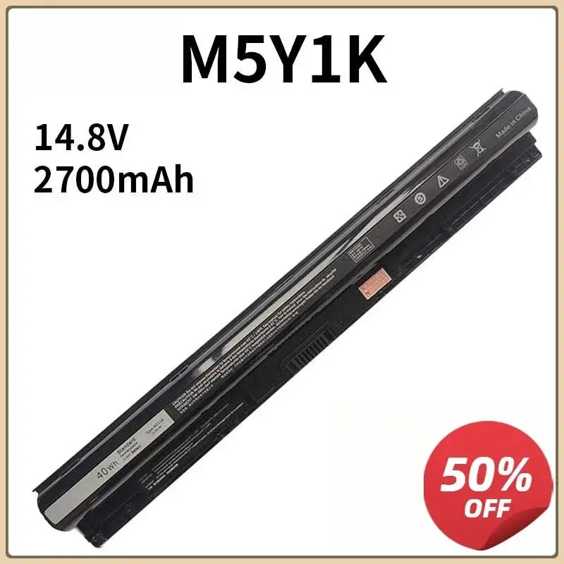 2700mAh M5Y1K Laptop Battery for Dell Inspiron 14 15 17 Series14 3451 3452 5451 15 3551 3558 5545 17 5755 5756 N3451 Vostro 3458