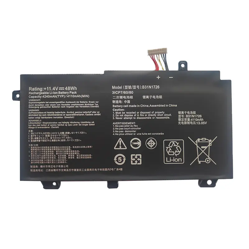 Suitable for ASUS B31N1726 FX80GE/GM FX86FE/FM FX504 FX505 Notebook Battery