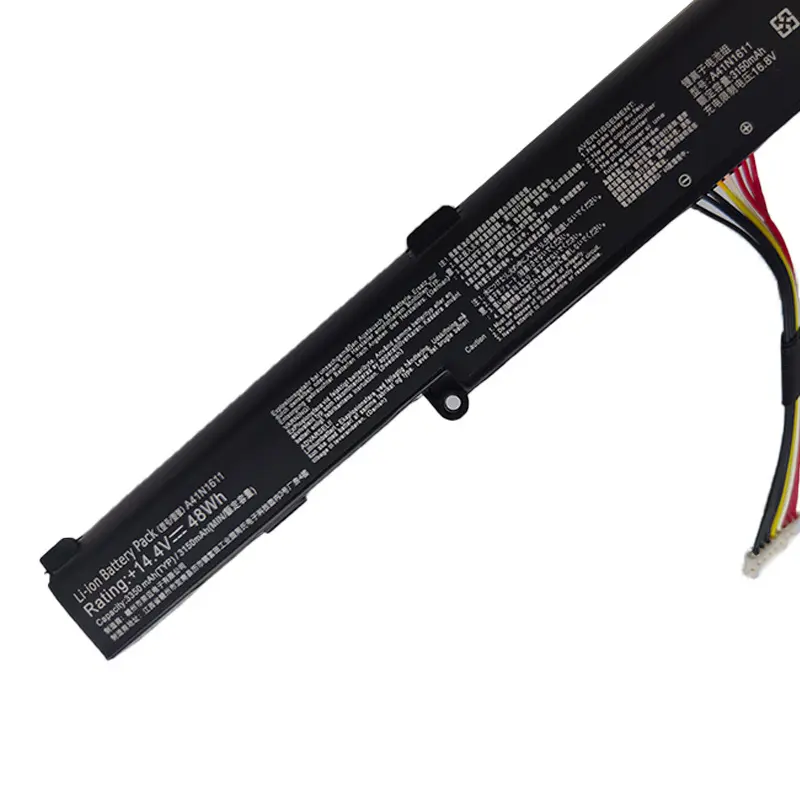 14.4V 48Wh Laptop Notebook Battery A41N1611 For ASUS ROG GL553 GL553VD GL553VE GL553VW Series A41LK5H A41LP4Q 0B110-00220200 New