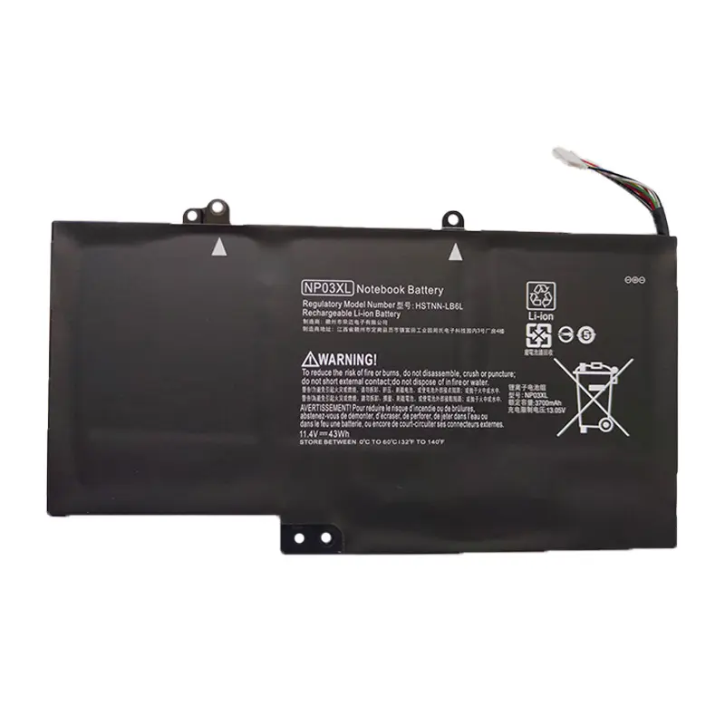 NP03XL 11.4V 43WH Laptop Battery For HP Pavilion X360 13-A010DX TPN-Q146 TPN-Q147 TPN-Q148 HSTNN-LB6L 760944-421 15-U010DX