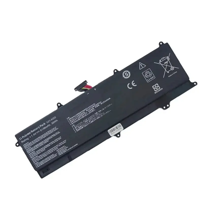 New C21-X202 Laptop Battery For ASUS VivoBook X201 X201E X202 S200 S200E X202E S200E-CT209H S200E-CT182H S200E-CT1 5136mAh