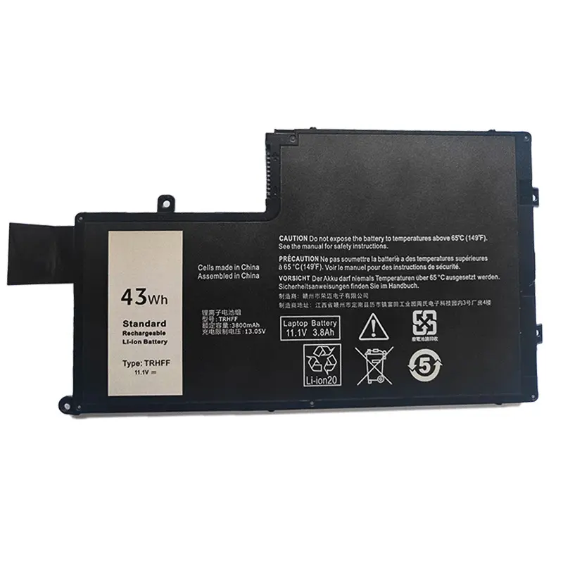 LIXI 43Wh 3800mAh TRHFF 1V2F6 Laptop Battery For DELL Inspiron 14 5445/5447/5448/5457 15 5545/5547/5548/5557 Latitude 15-3550