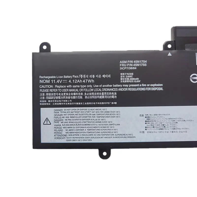 11.4V 4120mAh 47Wh Laptop Battery for Lenovo ThinkPad E450 E450C E455 E460 E460C 45N1755 45N1752 45N1756 45N1753 45N1757 45N1754