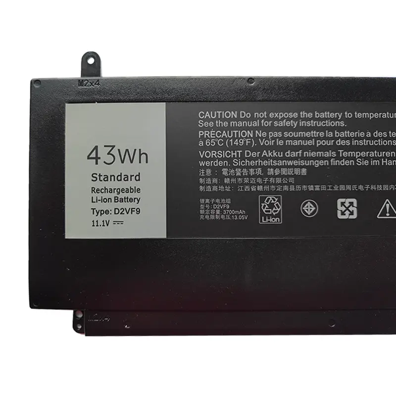 LIXI 11.1V 3700 mAh Laptop Battery D2VF9 For Dell Inspiron 157548 7548-7286SLV Vostro 5459 Sereis P41F 0YGR2V 11.1V 43Wh 3700mAh