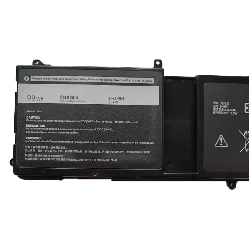 For Dell 9NJM1 Alienware 15 R3 17 R4/R5 P31E P69F Laptop Battery