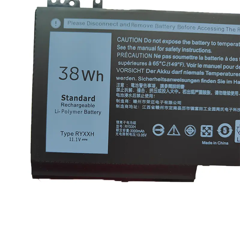 11.1V 38Wh 3300m AhRYXXH 9P4D2 Laptop Battery For Dell Latitude E5250 E5450 E5550 12 5000 11 3150 3550 Series Notebook 9P4D2