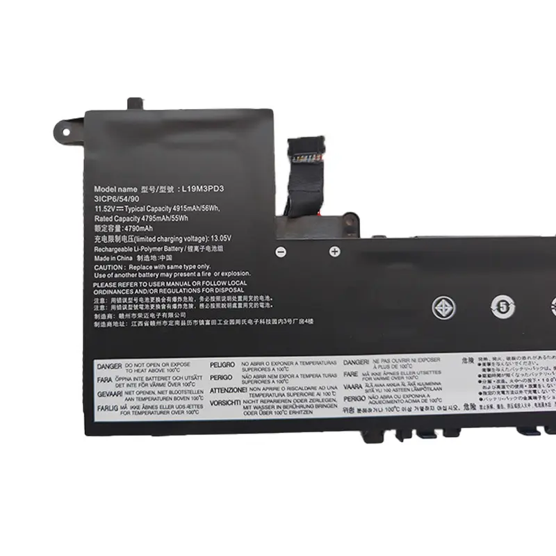11.52V 4795mAh 55Wh Laptop Battery L19D3PD3 L19M3PD3 Battery for Lenovo IdeaPad S540-13ITL S540-13IML 13ARE