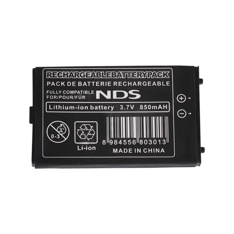 3.7V 850mAh Li-ion Battery Replacement Game Battery for Nintendo NDS NTR-001 NTR-003 Battery