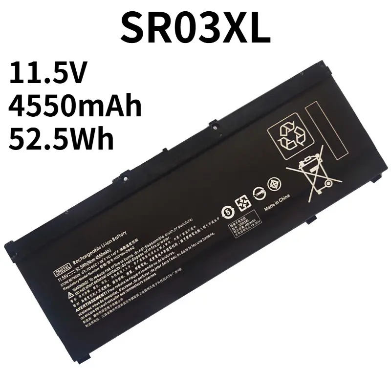 SR04XL Battery SR03XL Battery for HP Omen 15-CE0XX 15-DC0XX Series 15-CE015DX 15-DC0003LA 15-DC0051NR Pavilion 15-CB0XX 15-CX0XX