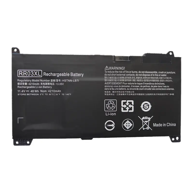 RR03XL Laptop Battery For HP ProBook 440 450 430 455 470 G4 G5 ZHAN 66 Pro G1 HSTNN-PB6W HSTNN-UB7C HSTNN-LB71 HSN-Q01C