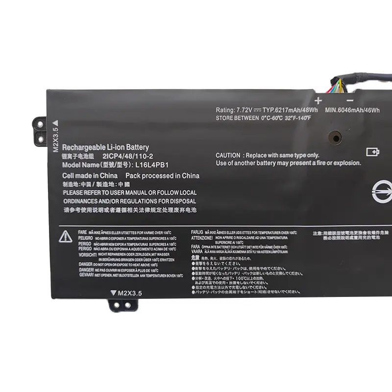 L16L4PB1 Battery For Lenovo Yoga 720-13IKB 13IKBR 15IKB Yoga 730-13IKB L16C4PB1 5B10M52739 7.68V 48Wh Laptop