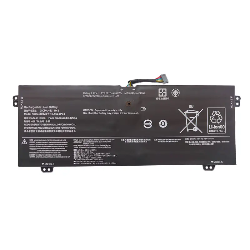 L16L4PB1 Battery For Lenovo Yoga 720-13IKB 13IKBR 15IKB Yoga 730-13IKB L16C4PB1 5B10M52739 7.68V 48Wh Laptop