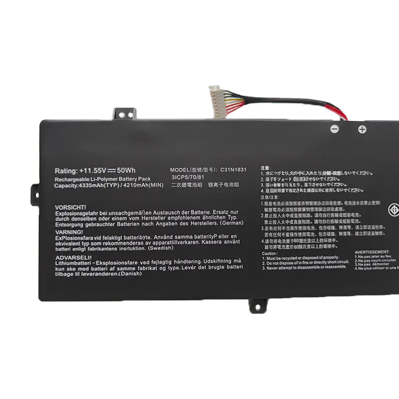 C31N1811 Laptop Battery For ASUS BX433FN UX433FN-2S For ZenBook 14 UX433F UX433FA-A5046R 0B200-03080000 4335mAh 50WH