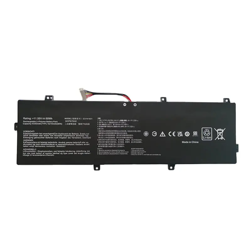 C31N1811 Laptop Battery For ASUS BX433FN UX433FN-2S For ZenBook 14 UX433F UX433FA-A5046R 0B200-03080000 4335mAh 50WH