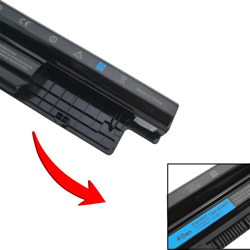 New 40Wh XCMRD 65WH MR90Y Laptop Battery for Dell Inspiron 3421 3437 3442 3443 3521 3721 3737 5421 5437 5537 3537 5521 5721 5737