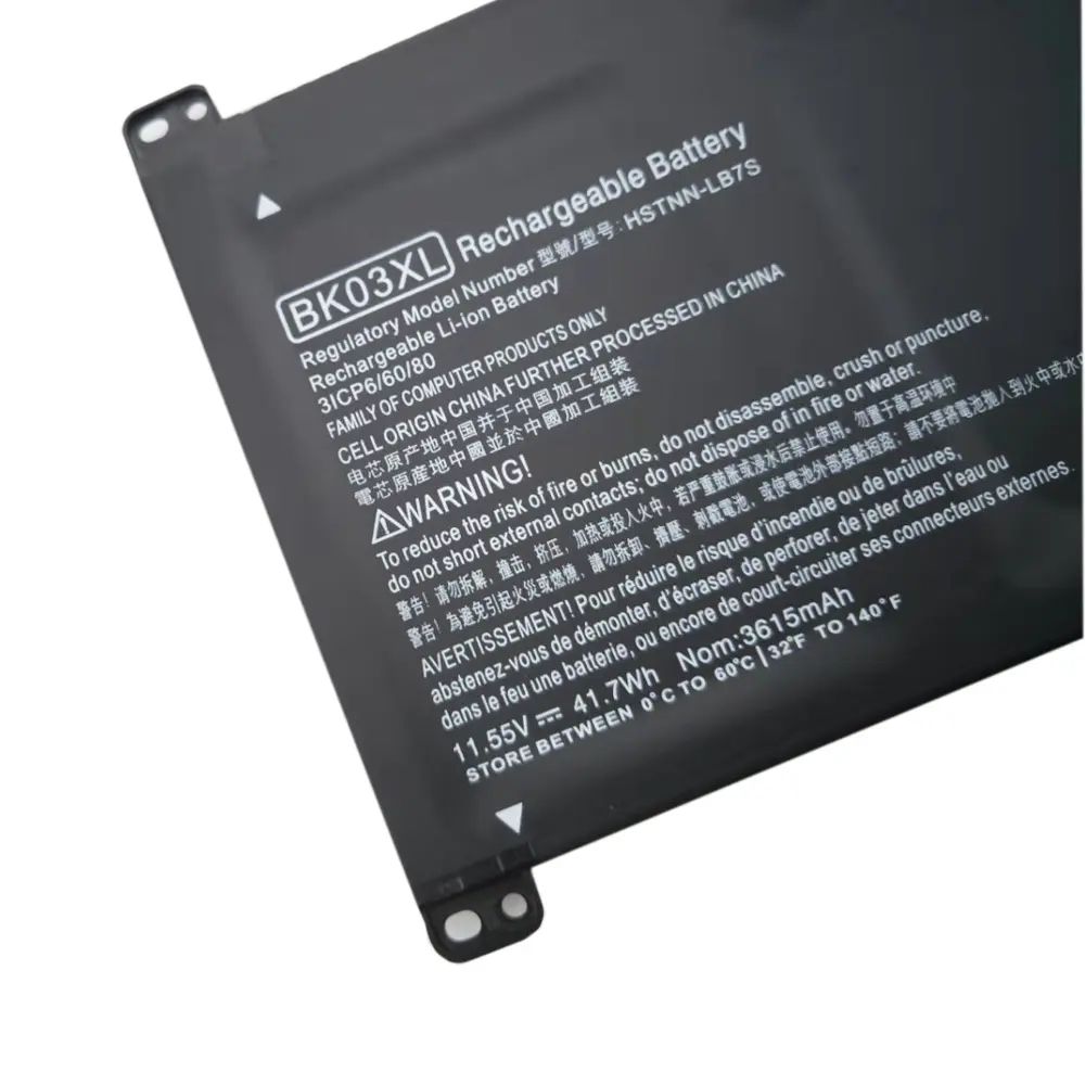 BK03XL BK03 Laptop Battery For HP Pavilion X360 14-BA 14-BA008TU 14-BA103TU 14-BA159TX 3ICP6/60/80 916811-85 41.7WH 11.55V