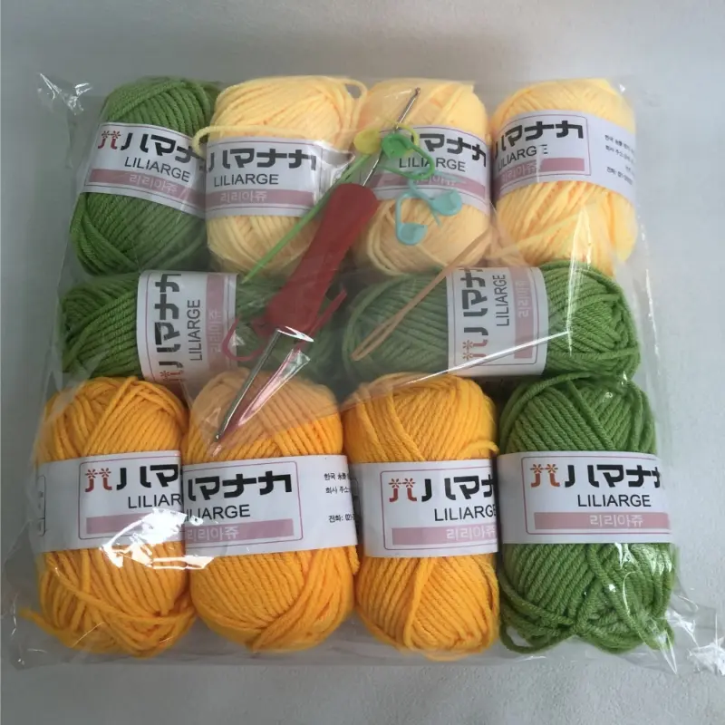 25G Soft Milk Cotton Knitting Yarn Anti-Pilling High Quality Knitting 4ply Cotton Yarn For Crochet Scarf Sweater Hat Doll Craft