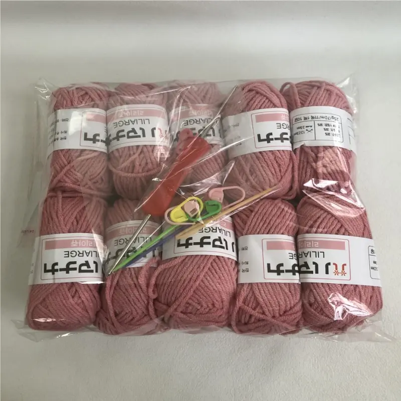 25G Soft Milk Cotton Knitting Yarn Anti-Pilling High Quality Knitting 4ply Cotton Yarn For Crochet Scarf Sweater Hat Doll Craft