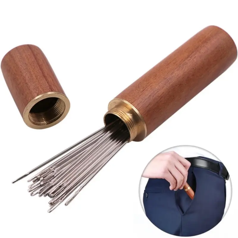 Blind Sewing Needle Elderly Stainless Steel Quick Automatic Self-Threading Needle Stitching Pins DIY Punch Needle Threader