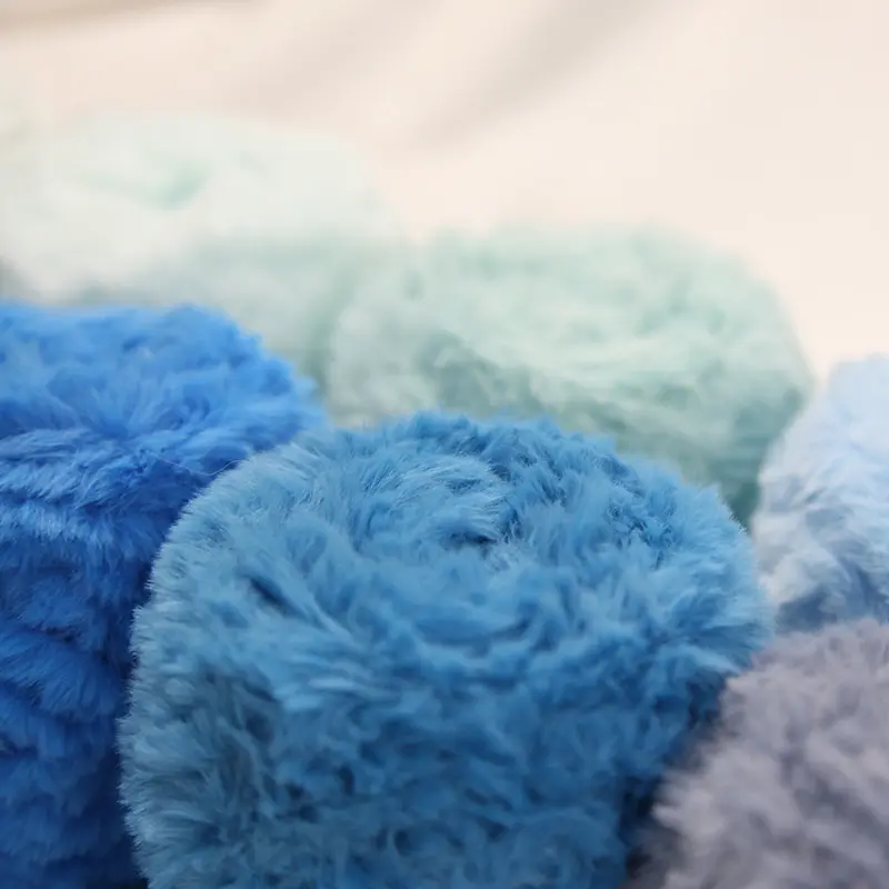 3 Rolls = 150g Fluffy Mink Yarn Mohair Wool for Hand Knitting Crochet Sweater Thread Faux Fur 50g/Roll Baby Clothes Scarf