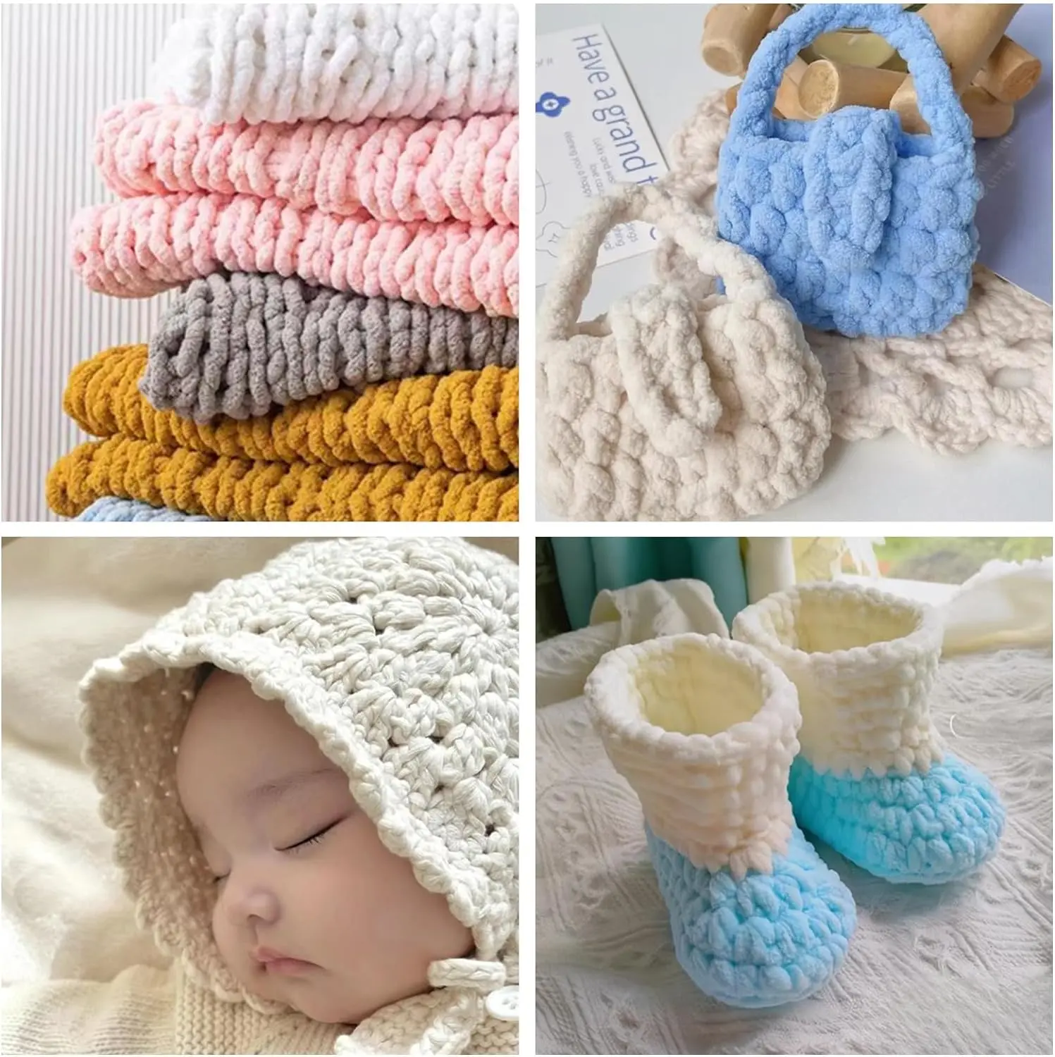 1pc 100g/Ball Blended Colorful Dye Ice Strip Line Yarn For Hand-knit DIY Soft Thickness Wool Thread Blanket Scarf Crochet Yarn