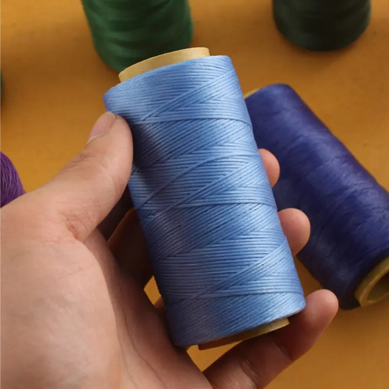 220M/Roll 1mm Sewing Waxed Thread 150D Hand Stitching Cord for Leather Tool DIY Handicraft Leather Home DIY Crafts Supplies