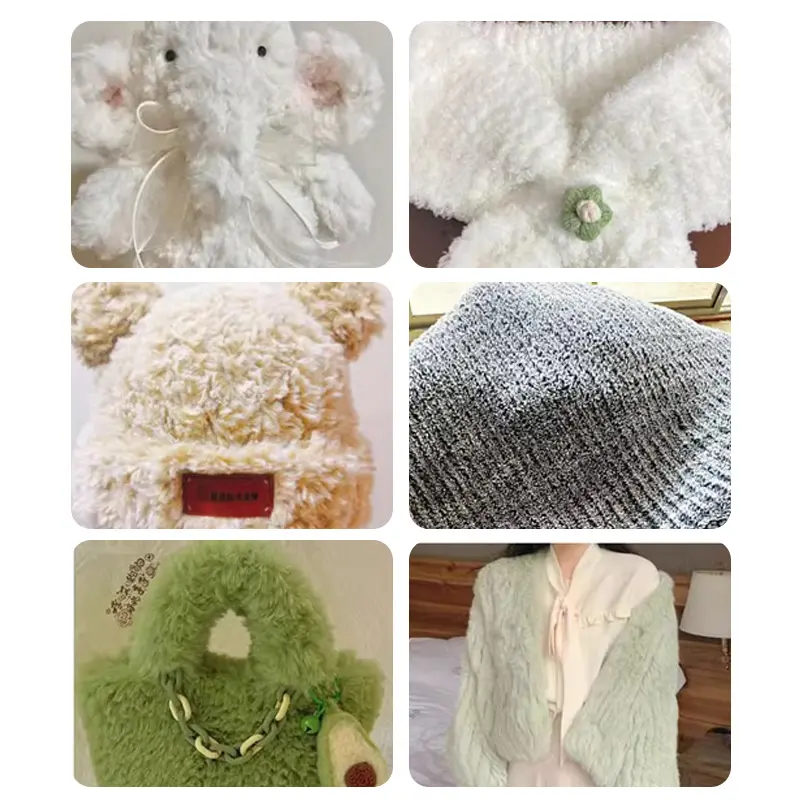 50g/Roll Faux Fur Yarn Mink Wool Cashmere for Hand Knitting Crochet Sweater Thread Baby Clothes Scarf Fluffy Mink Yarn