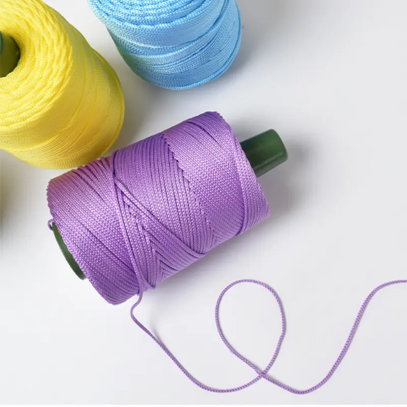 1pc 3mm Crocheting light weight Rope cool Hollow yarn to crochet Summer Sun Hat Hand Knitting thick threads bag hat Cushion