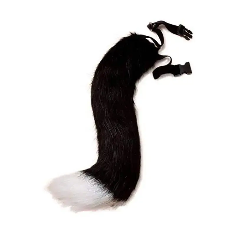 Handmade Long Tail Animal Cartoon Show COS Performance Prop Women's Maid Cat Cosplay Simulation Fox Tail Lolita Accessories