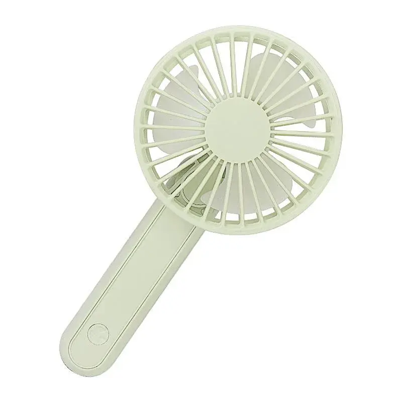 Portable Folding Usb Desktop Handheld Mini Fan High Wind Power Electric Fan For Dormitory Strong Wind Force Compact Design