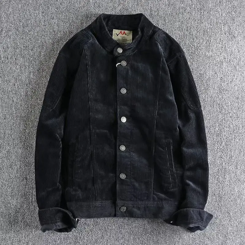 2024 Spring Autumn Trendy Men's Cardigan Jacket Loose-Fit Shirt Ins Style Harajuku Korean Version Celebrity Wear