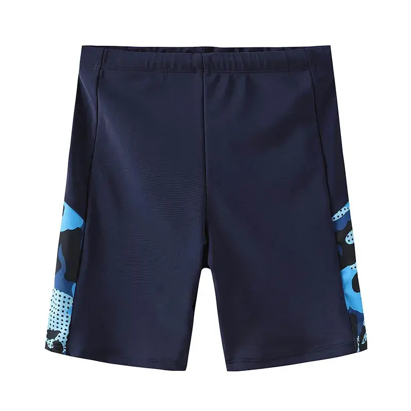 2024 Kids Swimsuit Large Teenage Boys Two-piece Speed Dry Children's Swimwear Full Set Small Male Children's Clothing