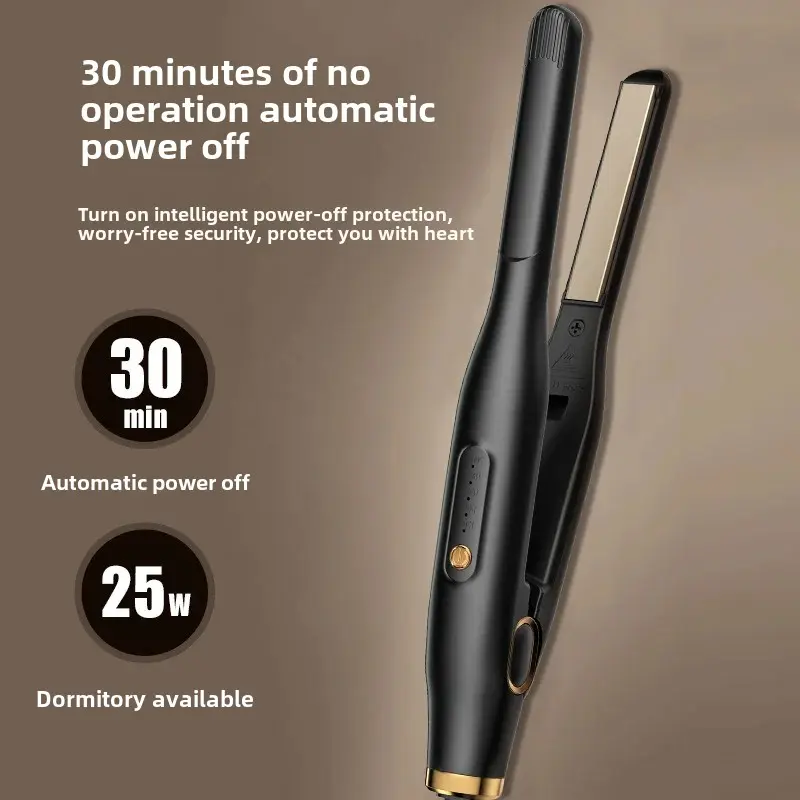 Men's Special Straightening And Curling Iron Double Use Hair Styling Tool Volumizing Flat Iron Electric Hair Clamp Straightener