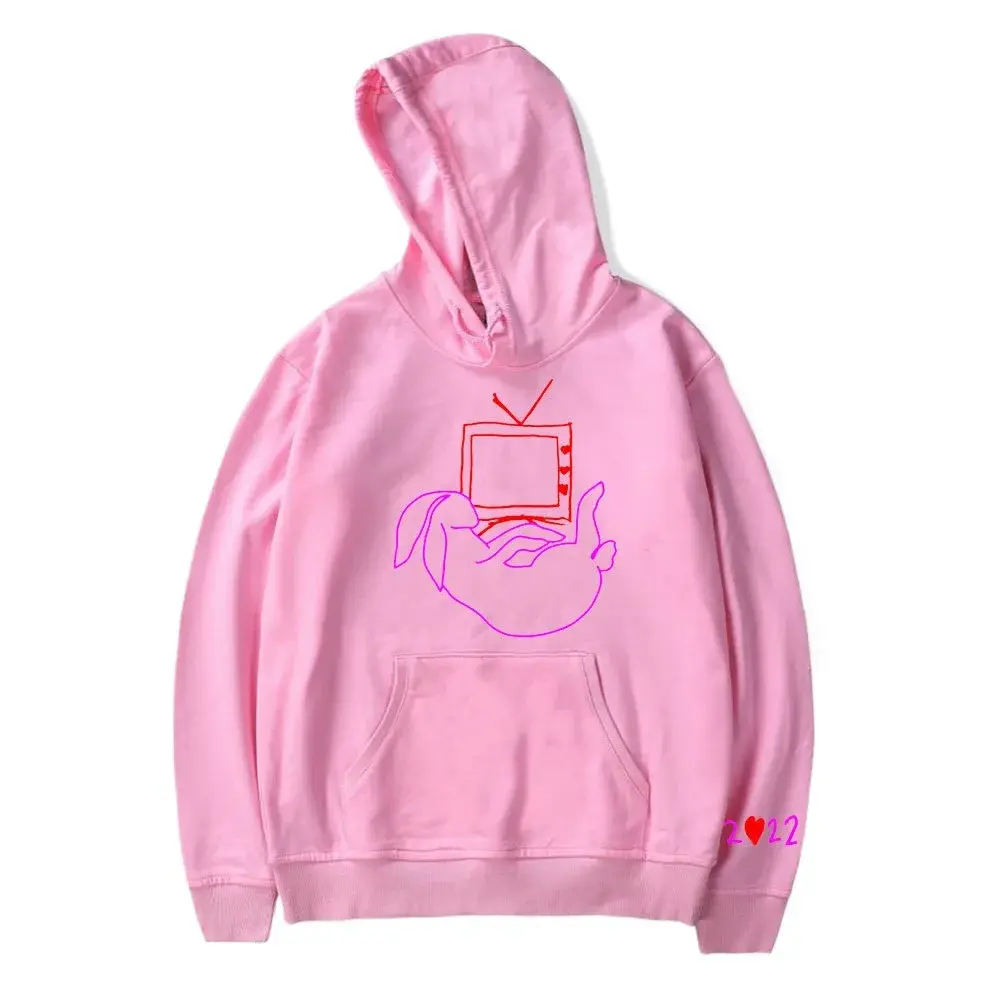 Harry Styles 2024 Love On Tour Hooded Sweatshirt Casual Loose Fit Trendy Spring Autumn Hooded Sweatshirt For Students