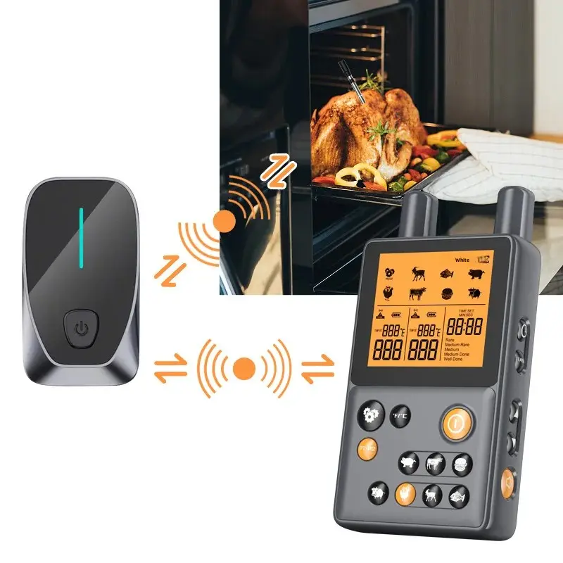 New Wireless Bluetooth Temperature Meter for Barbecue Kitchen Meat Home Oven Food Temperature Meter Baby Use Water Temperature M
