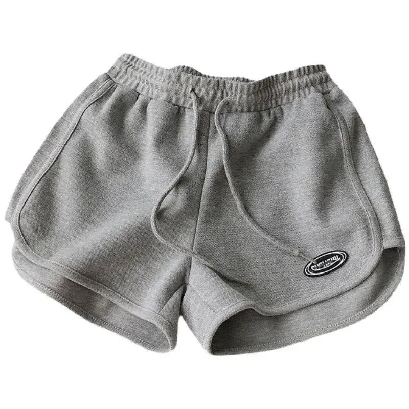 Summer Comfortable Casual Loose Yoga Wide Leg Sports Shorts Women's Home Lazy Style Pants Big Pocket Outdoor Wear