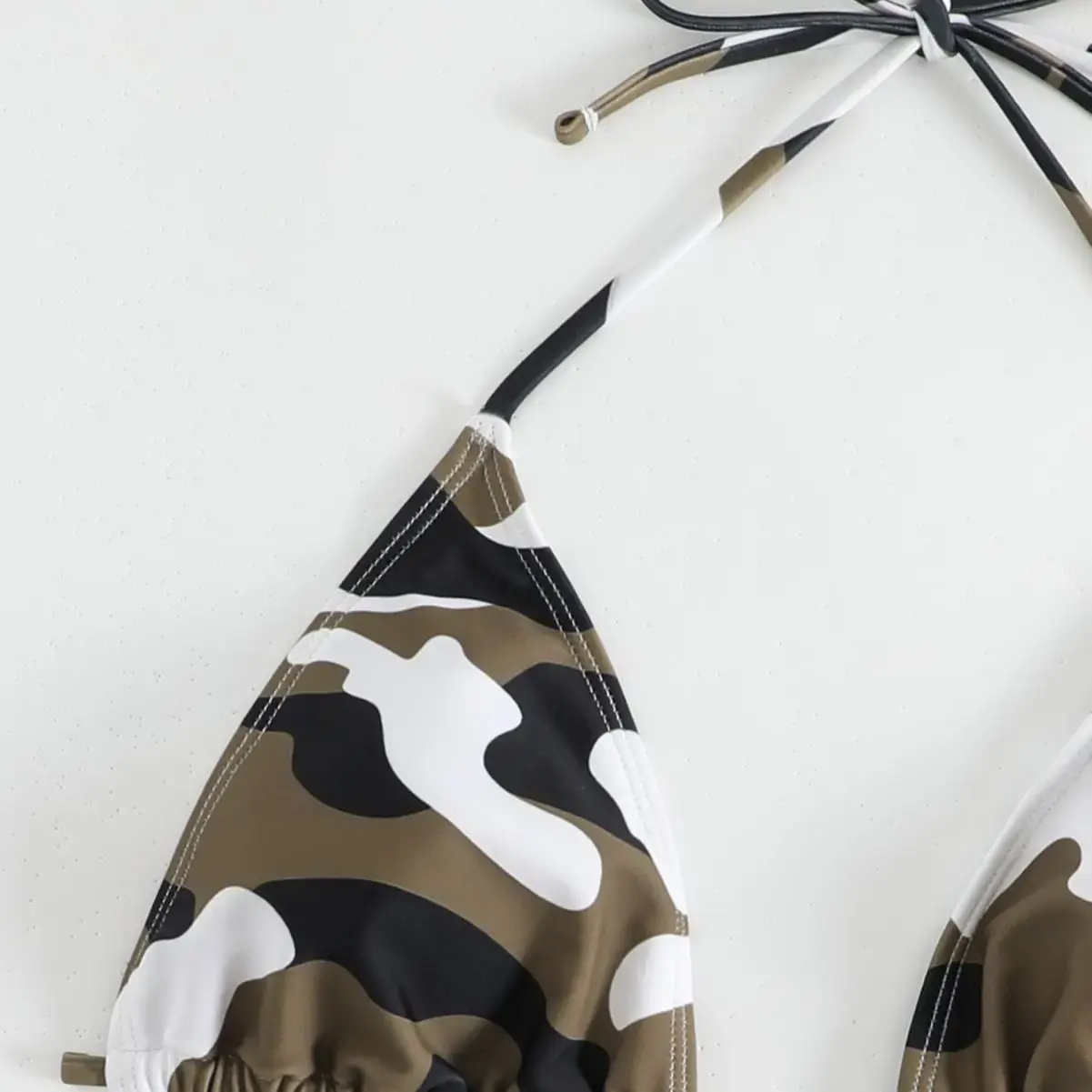 Sexy Camouflage Print Bikini Two-Piece Set Fashionable Cross-Border Swimsuit Separate Swimwear Elegant Women's Fashion Bikini