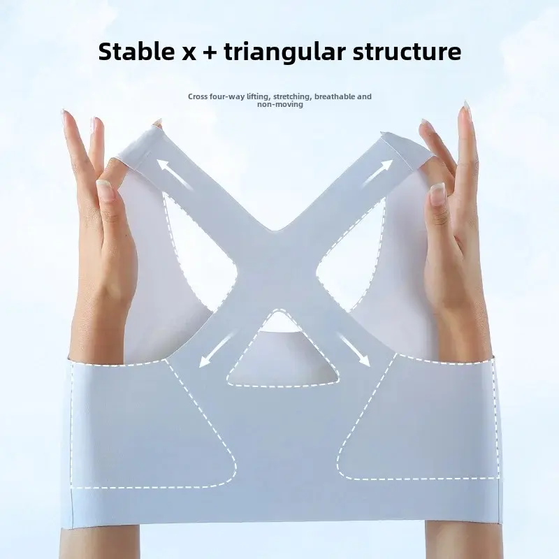 Children's Comfortable Breathable Growth Bras 2-Piece Set Antibacterial X+ Anti-Protrusion Skin-Friendly Underwear for Kids