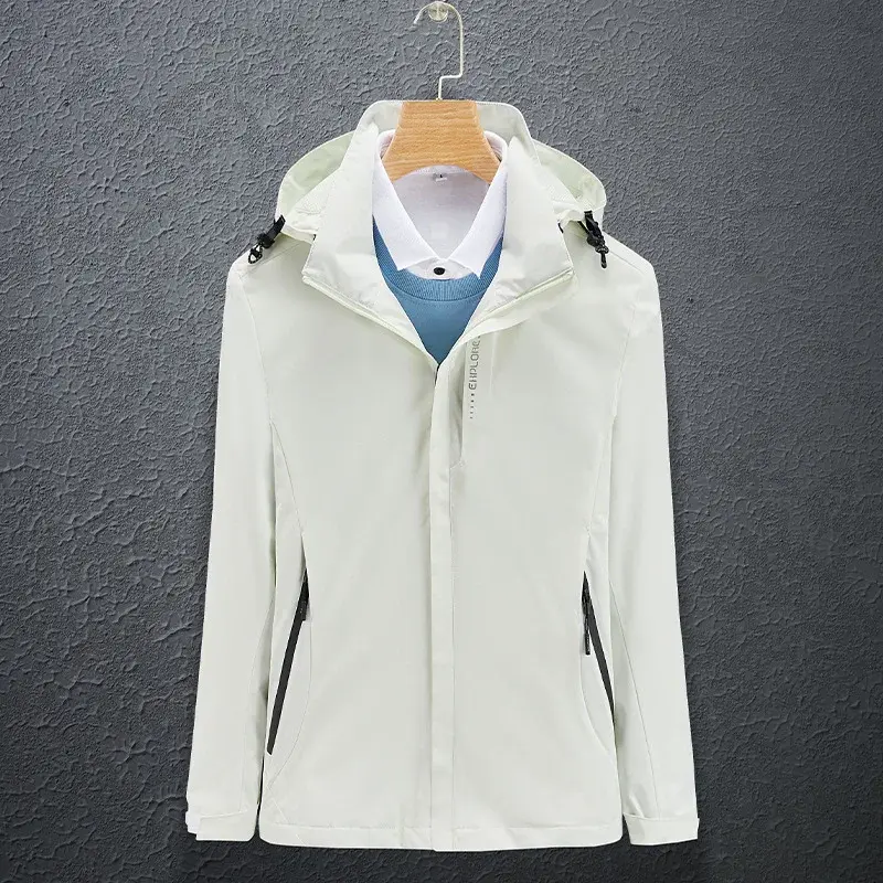 Men's and Women's Windproof Waterproof Outdoor Clothing Breathable Spring and Autumn Thin Jacket Mountain Climbing Suit
