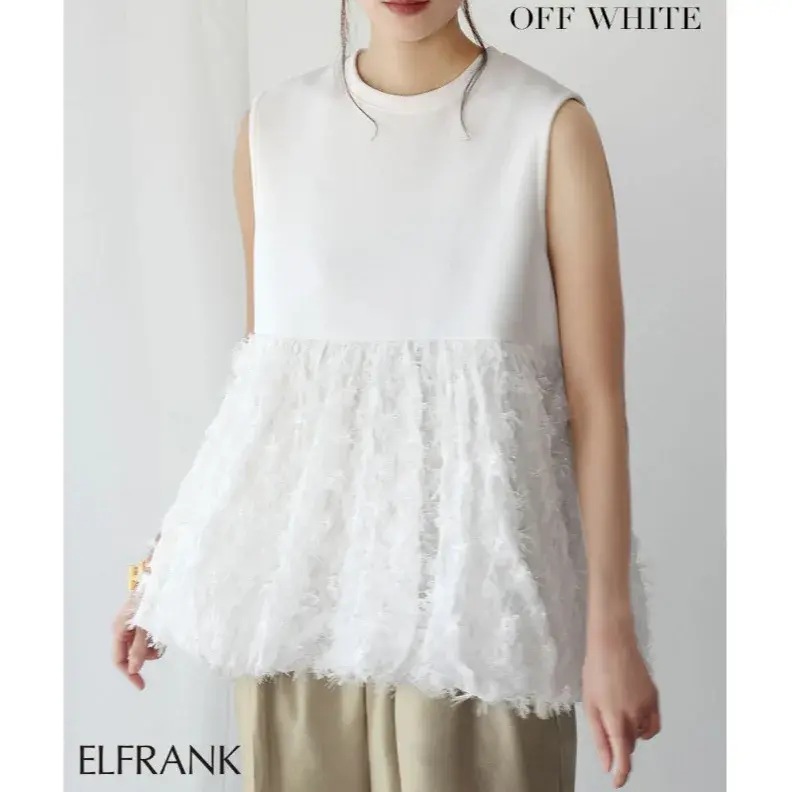 Summer New Women's Sleeveless Tassel Embroidery Fashion Doll Top Cotton Crew Neck Graphic Tee without Sleeve Doll Shirt