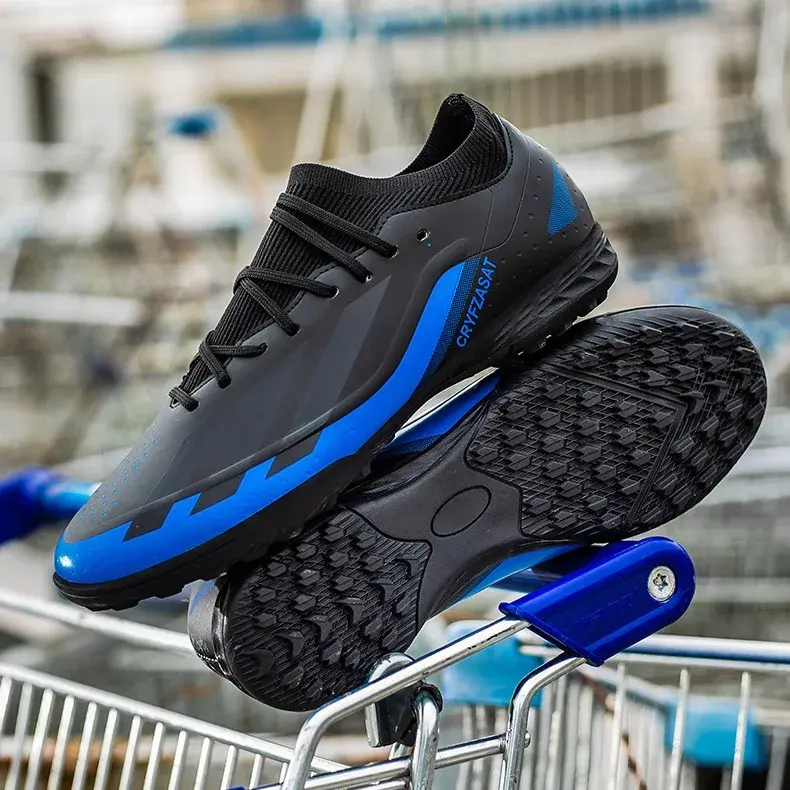 Wholesale Cross-Border Football Shoes Men's Mexico Falcon Medium Support Long Spike Split Studs Student Youth Competition Non-Sl