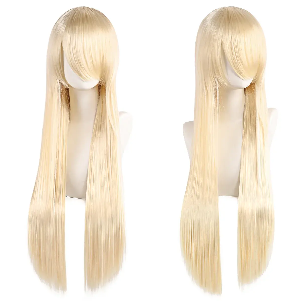 Universal 80cm Colorful Long Straight Wig Cosplay Hair For Men And Women Wholesale OEM Customized Wigs For Special Occasions