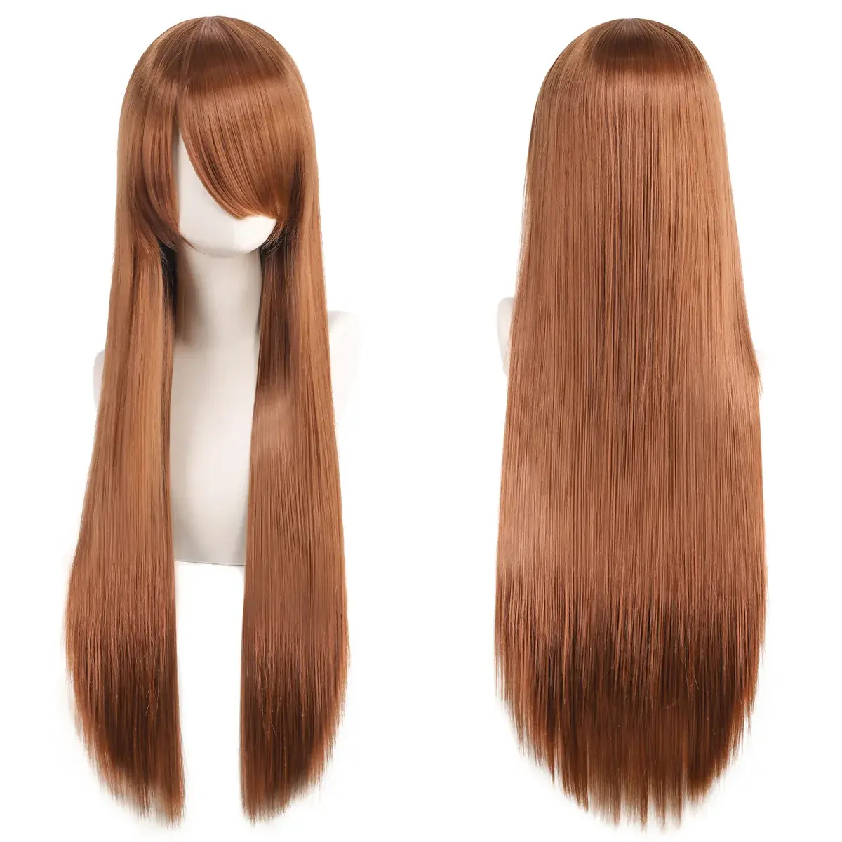 Universal 80cm Colorful Long Straight Wig Cosplay Hair For Men And Women Wholesale OEM Customized Wigs For Special Occasions
