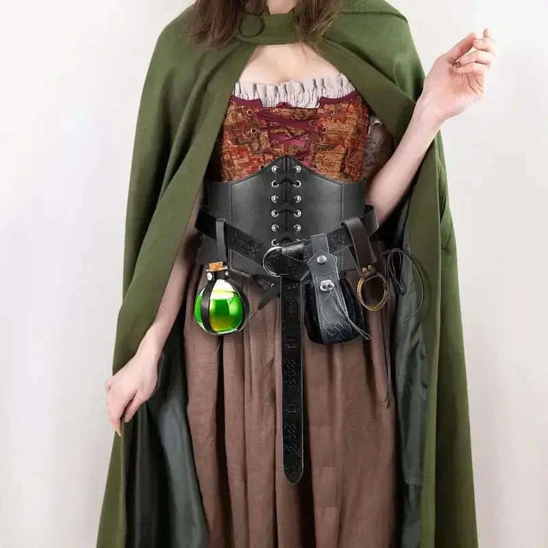 Women's Century Performance Costume Suit For Halloween Cosplay Viking Clothing Accessories Stage Props Victorian Dress