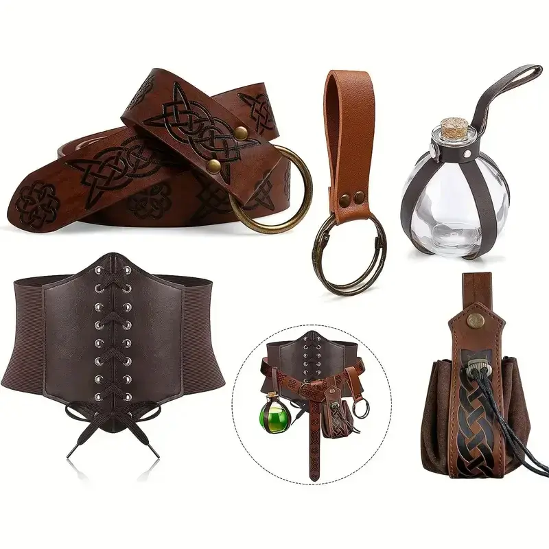 Women's Century Performance Costume Suit For Halloween Cosplay Viking Clothing Accessories Stage Props Victorian Dress