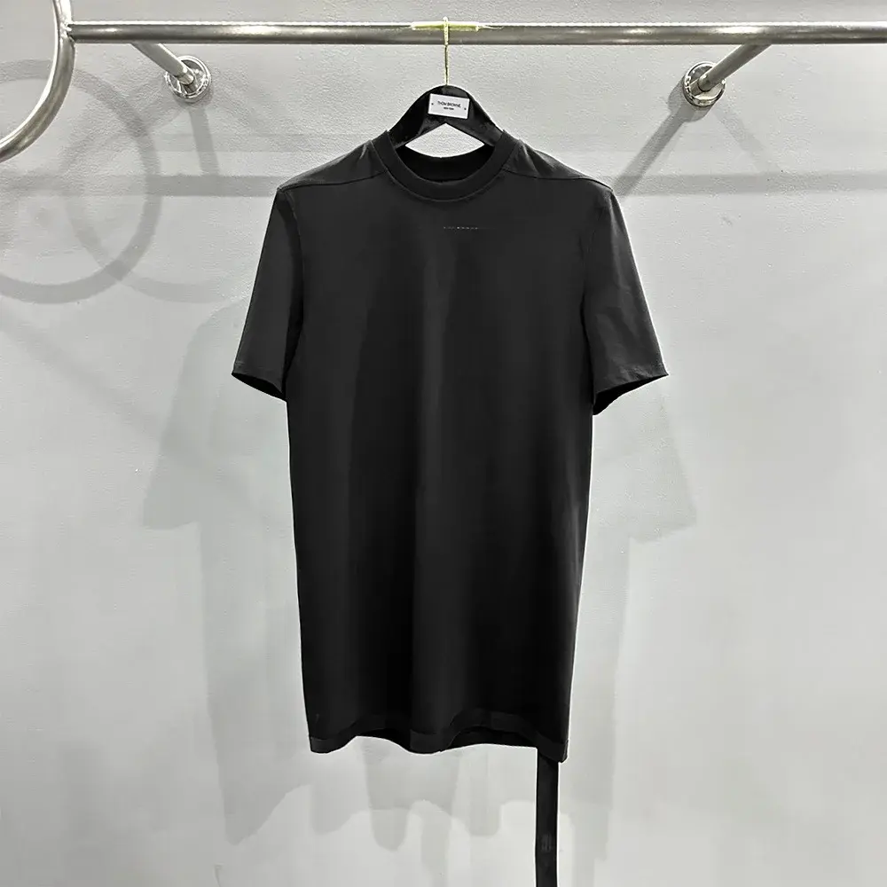 Mens Designer Clothes Men'S Basic Solid Color T-Shirt Men Clothing Mens T Shirt Your Silhouette Base Black White Short Sleeves
