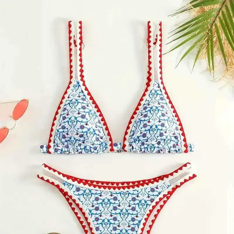 Sexy Bikini Beachwear Hot Sale Of The Season New Flower Bud Design Easy to Buy Tiotik Swimsuit Women's Fashionable Swimwear from