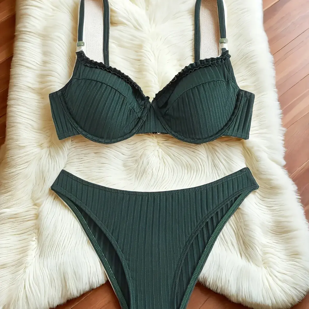 Hot Sale Of The Season Pure Color Bikini Swimsuit Women Sexy Steel Support Separate Beach Bikini New Arrival Female Fashion Swim