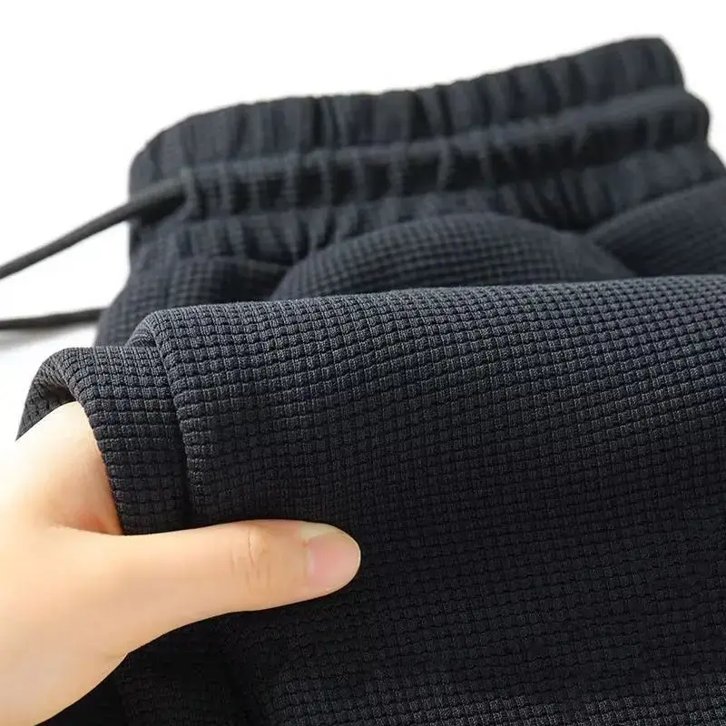 Trendy Men's Casual Pants Loose Fit Straight Leg Sweatpants Ins Style Versatile Brand Clothing Male